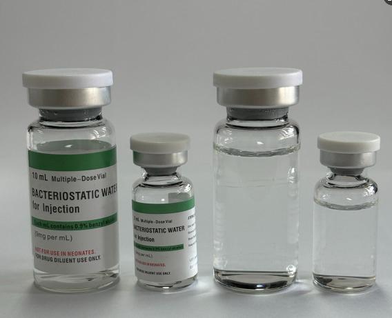vials of bacteriostatic water